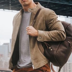 Thursday Boots Racer Jacket - Taupe - Size M